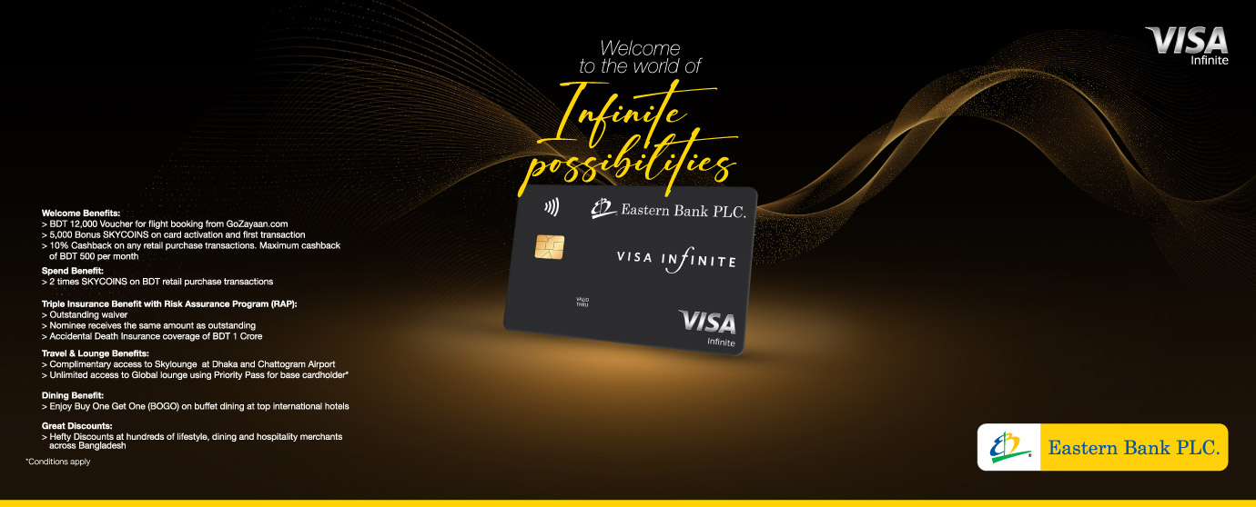 EBL Visa Infinite Credit Card re-launch