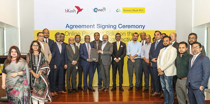  EBL- bKash agreement for online payment solution through Host-to-Host Connectivity