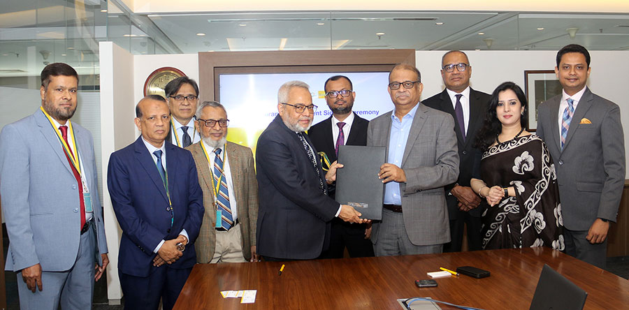 EBL signs Bancassurance agreement with Pioneer Insurance