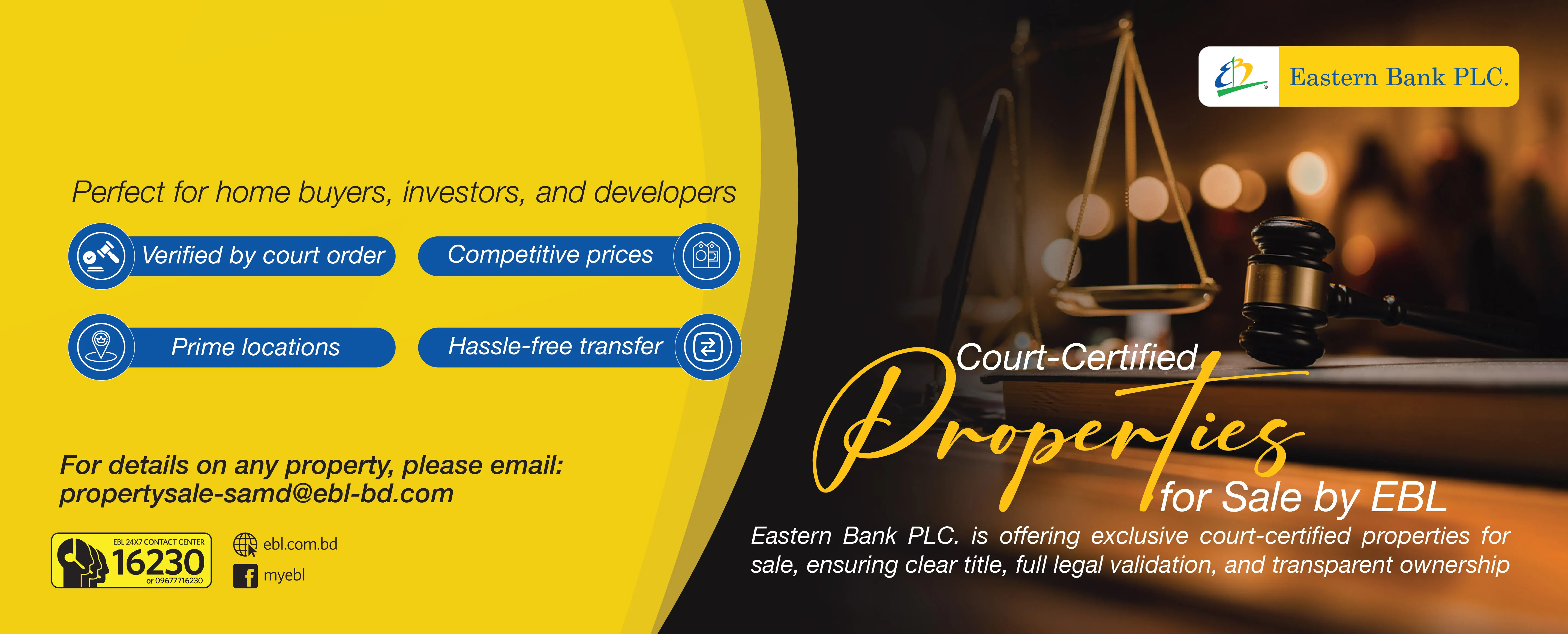 EBL List of Properties for Sale  Banner
